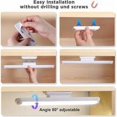 thumbnail image 3 of Lámpara LED Regulable para Armario de 34 cm, Luz de Pared Tocable y Recargable, Tira de Luz LED Ajustable Debajo del Gabinete Cocina Inalámbrica con 3 Modos de Iluminación 4000K-6500K?Starlight, 3 of 5