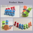 thumbnail image 2 of Harikaji Dog Shoes for Small Medium Dogs, Breathable Mesh Reflective Dog Boots, Dog Paw Protectors for All Seasons - Hot Pavement in Summer, Anti-Slip Dog Booties for Hiking and Walking Orange 5#, 2 of 7
