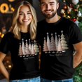 thumbnail image 4 of Camisetas gráficas informales de manga corta con diseño de árbol de Navidad para hombre, 4 of 8