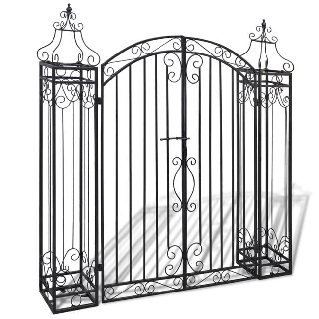 Zippity Outdoor S 41in Semi, Metal Arched Stand Alone Garden Gate With Tree Of Life Design