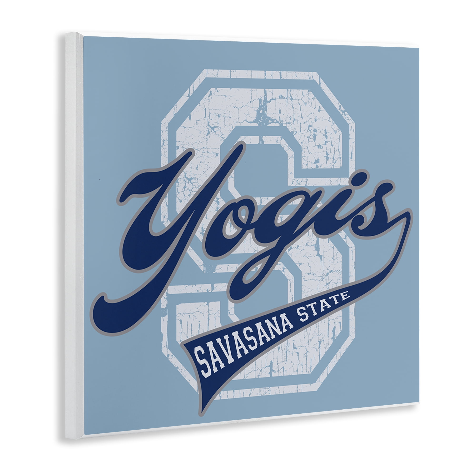 Stupell Industries Savasana State Yogis Text & Numbers Painting Unframed Art Print Wall Art, 12 x 12