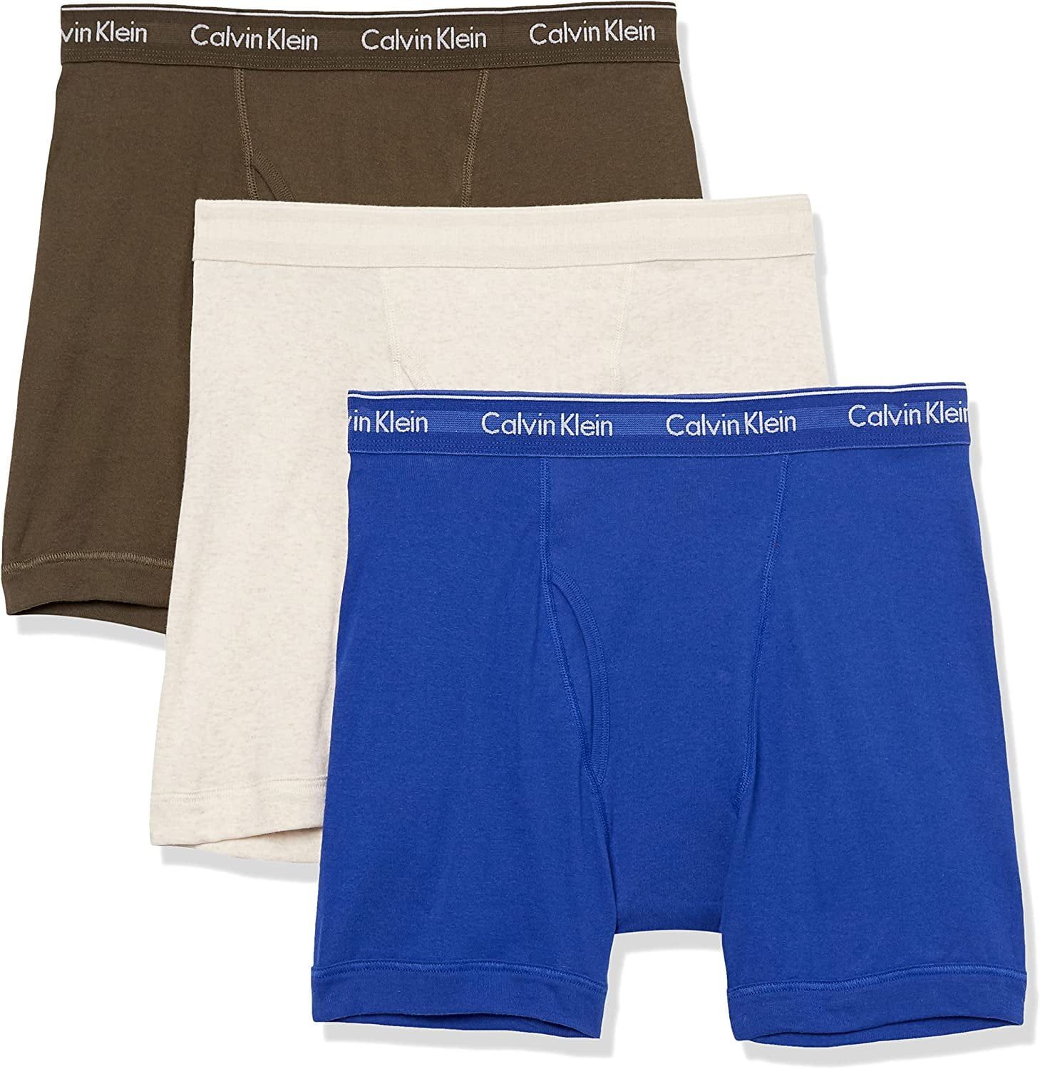 Calvin Klein Men's Underwear Cotton Classics 3Pack Boxer Brief, Work