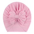 thumbnail image 1 of Newborn Baby Turban Hat Boys Girls Knot Head Wraps Toddler Kids Soft Stretch Warm Beanie Cap Hat Children Headbands 2021LavenderOne Size He Qiyong unisex, 1 of 1