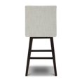 thumbnail image 2 of Maddie Home 30" Fabric Counter Height Swivel Barstool in Ivory (Set of 2), 2 of 5