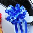 thumbnail image 2 of Phenofice Wedding Ribbon Bows Holidays Decoration Plastic Blue 10Pcs, 2 of 8