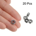 thumbnail image 3 of 20 Packs MR84-2RS Deep Groove Ball Bearings 4x8x3mm Chrome Steel Miniature Bearing Double Sealed, P6 (ABEC 3), 3 of 6