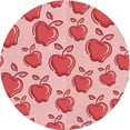 thumbnail image 1 of Ahgly Company Machine Washable Indoor Round Transitional Pastel Pink Area Rugs, 7' Round, 1 of 7