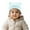 Sky Blue, variant on Gaexia Baby Hats 6-12 Months,Adorable Embroidered Feline Design Winter Knitted Hat For Children Cozy Soft Yarn Cap Cold Weather