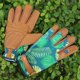 thumbnail image 4 of 1 par de guantes de jardinería para mujer, cuero de vaca, adecuados para trabajar en el jardín, transpirables y cómodos Adepaton CPB-US-DYP729, 4 of 5