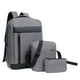 thumbnail image 1 of Conjunto de tres mochilas, mochila USB de gran capacidad para estudiantes, ideal para la escuela y viajes al aire libre, bolso para computadora de gran capacidad para hombres y mujeres., 1 of 2