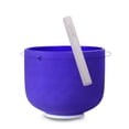 thumbnail image 6 of TOPFUND Violet A# Note Crystal Singing Bowl Pineal Chakra 8 inch with Carrying Case and Suede Striker, 6 of 9