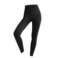 thumbnail image 2 of Outfmvch Leggings for Women Butt Lifting Leggings Athletic Gym Workout Pants Gym Clothes for Woman Bootcut Pants for Women High Waisted Compression Workout Leggings Tummy Control Black L, 2 of 7