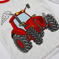 thumbnail image 3 of Cotton Pajamas for 3-12T Boys Cartoons Sleepwear Children Clothes 2 Pieces Tops + Pants Set - A Engineering Vehicle, 3 of 8