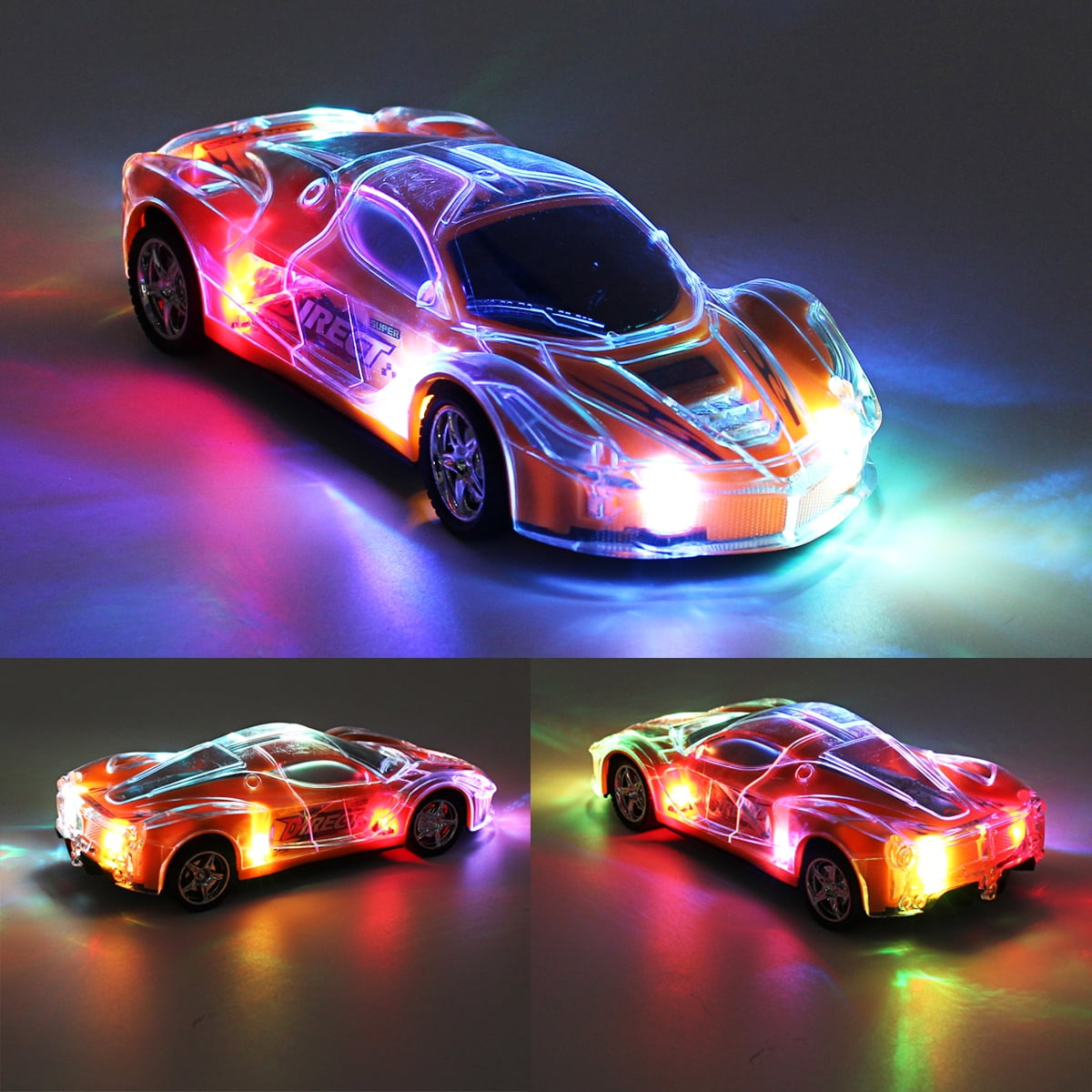 remote control light up car