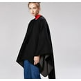thumbnail image 4 of CoCopeaunt Women Warm Shawl Wraps Poncho Winter Open Front Cardigan Sweater Cape Coat Scarf, 4 of 4