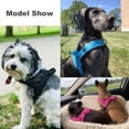 thumbnail image 6 of Plush Dog Harness,No Pull Step in Adjustable Dog Harness Vest for Cold Weather,Pet Harness for Small Medium Large Dogs Blue XL, 6 of 7