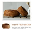thumbnail image 6 of Meijiashe Rattan Fruit Basket Storage Tray for Dining Room or Coffee Table, 6 of 11