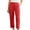 Red, variant on Women's Pants Business Casual Workwear Wide Leg Pants High Waisted Lightweight Cropped Trousers For Women Pantalones