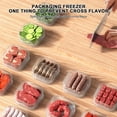 thumbnail image 5 of Rkxzt Food Box,Refrigerator Food Storage Container Meat Vegetable Organizer Box 1 Pack,Bento Boxes|Plastic,Lucency, 5 of 8