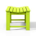 thumbnail image 5 of WestinTrends Malibu 46" length backless Outdoor Garden Bench, Lime, 5 of 16