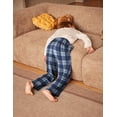 thumbnail image 5 of Arshiner Boys Plaid Pajama Pants Long Plaid PJ Bottoms Boys Sleepwear Lounge Pants with Pockets, 5 of 7