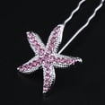 thumbnail image 2 of Pinza de pelo Yuyangstore Nupcial Mariposas Diamantes Estrella Rosa, 2 of 8