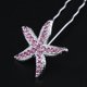thumbnail image 2 of Pinza de pelo de cristal nupcial Zulema 6 Uds Forma U Vintaje rosa, 2 of 8