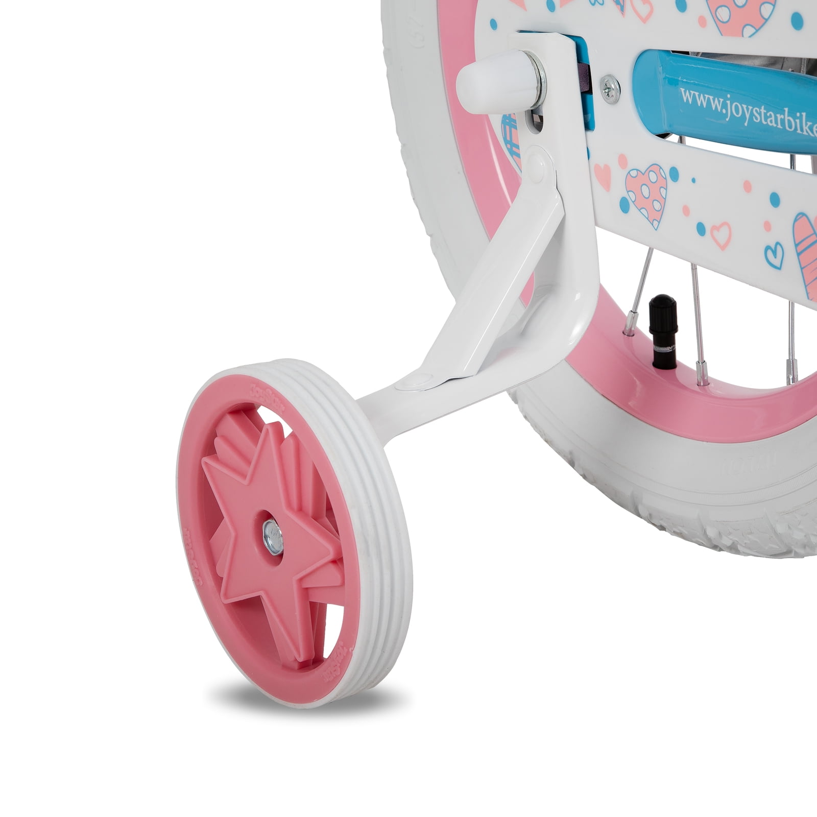 JOYSTAR Angel Girls Bike 16 Inch Kids Bike with Training Wheels for 4-7 Years Old Girls,Toddler Bicycle,Blue