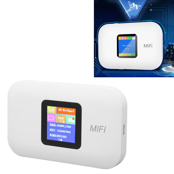 4G LTE Mobile WiFi Hotspot, ABS Material 150Mbps Mobile WiFi Hotspot with SIM Card Slot for Outdoor