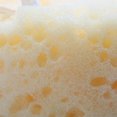 thumbnail image 5 of Unique Bargains Home Bath Shower Yellow Round Body Clean Soft Sponge w White Loop, 5 of 5