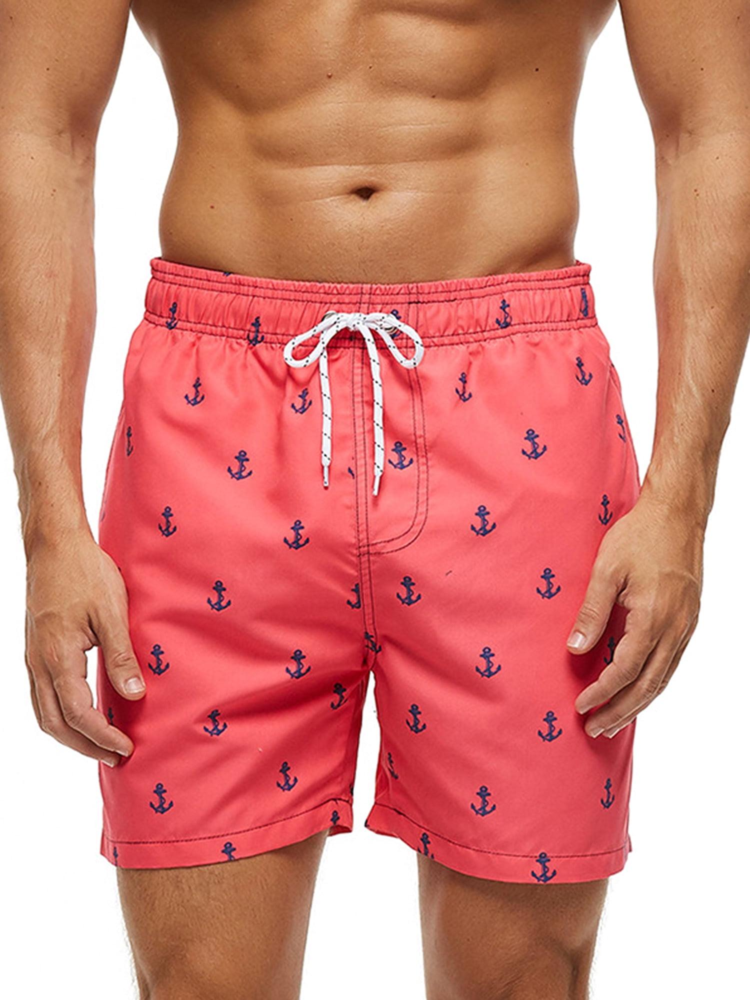 Boys Casual Swim Trunks Quick Dry Beach Board Shorts Swimwear Pants with Pocket