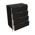 thumbnail image 3 of 30" Black Four Drawer Standard Chest, 3 of 4