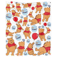 thumbnail image 4 of Fnyko Throw Blanket Cartoon Winnie the Pooh Print Soft Fuzzy Flannel Plush Baby Throw Blanket Machine Washable Light Weight All Season Plush Blankets for Couch Sofa Bed Chair, 4 of 6