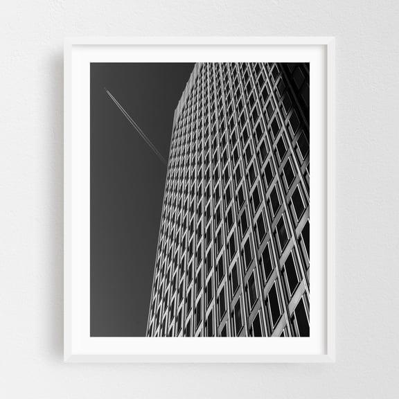 Architectural Details B&W - Baltimore Maryland Photography White Framed Wall Art Print 12 x 18 inches