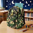 thumbnail image 3 of Kuiaobaty Camo Dinosaur Print Backpack for Kids Boys 17 Inch Backpack with Bottle Holder Roomy Sturdy School Bag Bookbags for School, Green, 3 of 7