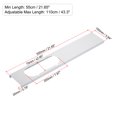 thumbnail image 2 of Ventana Deslizamiento Sellado Placa Kit 55cm a 110cm Ajustable Longitud AC VentilaciÃ³n Accesorios para PortÃ¡til Aire Acondicionado, 1 Juego Unique Bargains accesorios para aire acondicionado de habitacion, 2 of 7