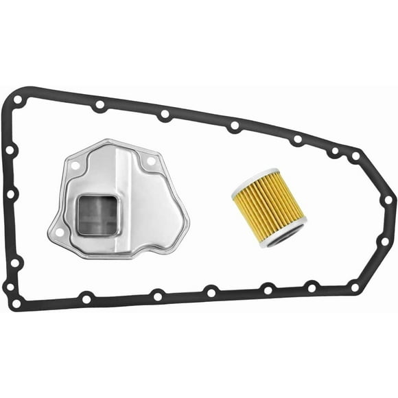 Filtro de transmisión con junta compatible con Nissan Altima, Juke, Rogue, Jeep, Dodge, Mitsubishi Lancer, Outlander (2007-2015), reemplaza 31728-1XF03 y 31728-1XF02.