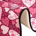 thumbnail image 6 of Dreamtimes Valentine's Day Hearts Hallway Runner Rug 2'x6' Kitchen Rug with Rubber Backing Pink Cute Love Floral Non Slip Entryway Rug Runner Washable Soft Area Rug for Hallway Bedroom Kitchen Decor, 6 of 6