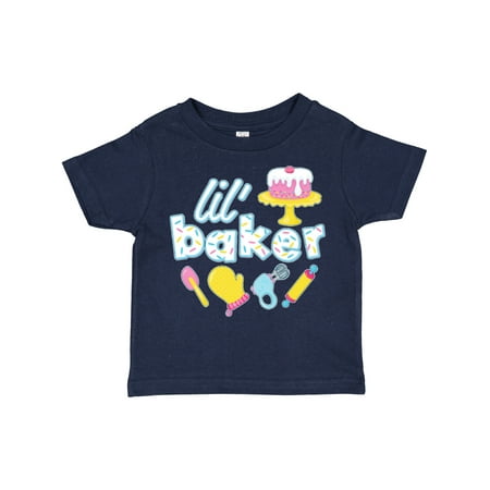 

Inktastic Lil Baker Icing and Cake Gift Toddler Boy or Toddler Girl T-Shirt