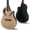 Brown, variant on Ktaxon 41 Inch Cutaway Spruce Top Acoustic Guitar, Black Round Back Folk Guitar with Gig Bag & Wrench for Beginners