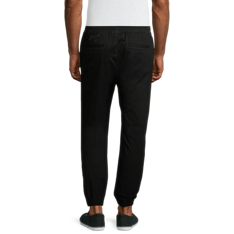 No boundaries men's woven seamed twill jogger pants hot sale