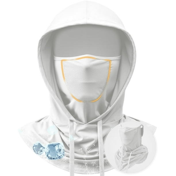 Mascarilla facial con pasamontañas Venswell 3 en 1, refrescante, protección solar y UV
