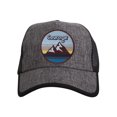 thumbnail image 1 of Top Headwear Courage Patch Straw Adjustable Trucker Hat - Grey/Black, 1 of 2
