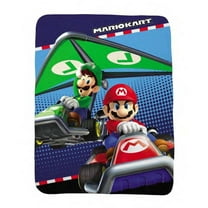 Super Mario Kart Kraze Children's Throw, 46 in x 60 in