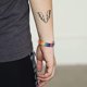 thumbnail image 5 of Nvzi 2 pulseras arcoíris tejidas a mano, pulseras de la amistad ajustables, color negro., 5 of 5