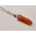 thumbnail image 6 of Elegant Silver Tone Carnelian Point Necklace - Daily Necklace, 6 of 8