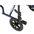 thumbnail image 5 of Drive Medical Lightweight Blue Transport Wheelchair, 5 of 6