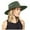 Army Green, variant on Women's Summer Outdoor Breathable Sun Mountaineering Horsetail Hole Visor Fisherman's Hat,Color:Blue