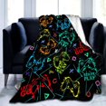 thumbnail image 1 of LHSHID Gaming Blanket Soft Flannel Gamer Video Games Merch Boys Girls Adults Gifts Home Decor for Sofa Travel 40x50in, 1 of 6
