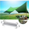 thumbnail image 4 of Trampolín de resorte de cuerda resistente para tienda de campaña con fijaciones para sombra de vela, 4 piezas, accesorios de Metal, resortes, 4 of 5